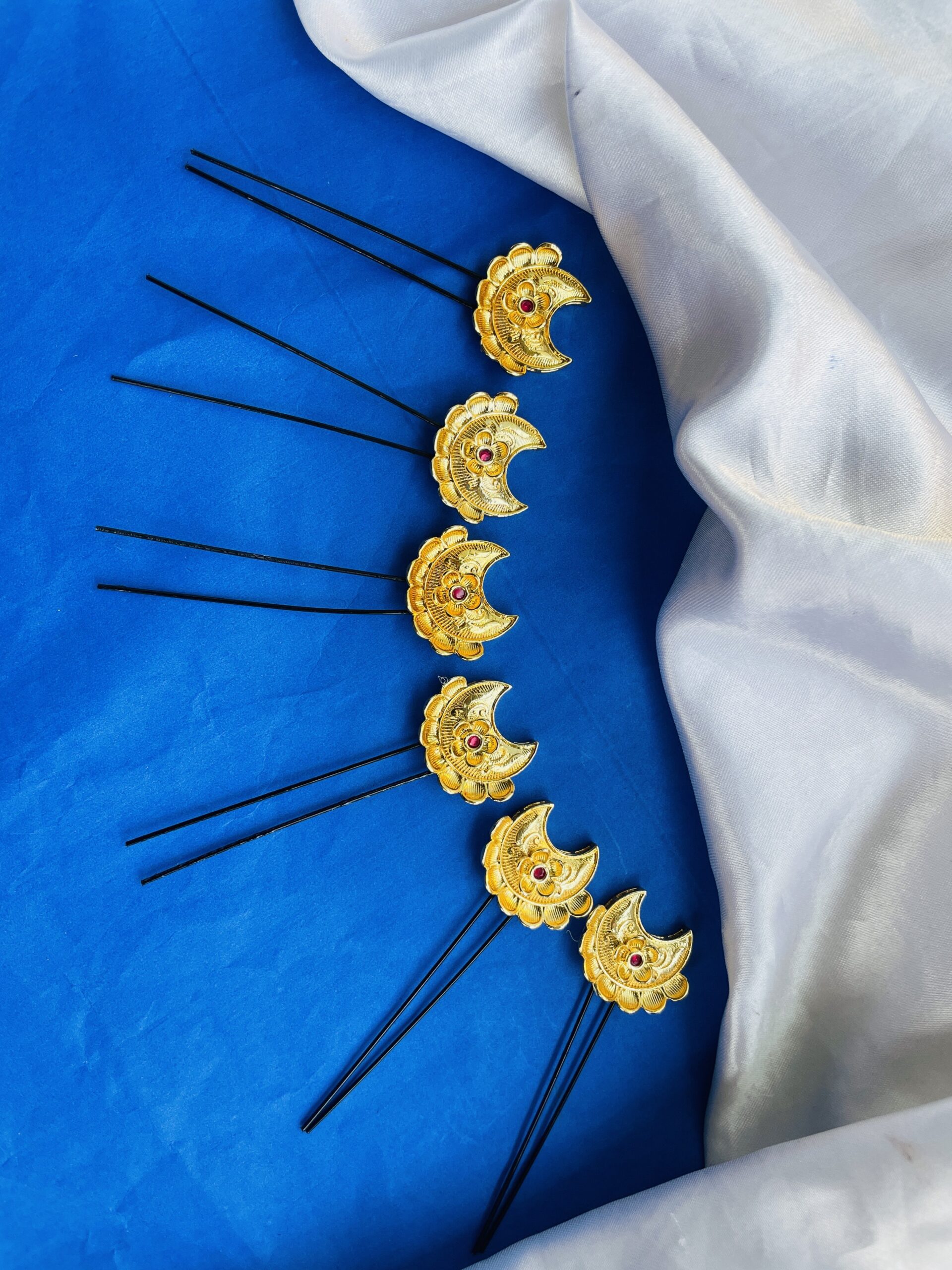 Chandrakor Hair Pin AJP2024-240 (Pack of 6) - Image 3