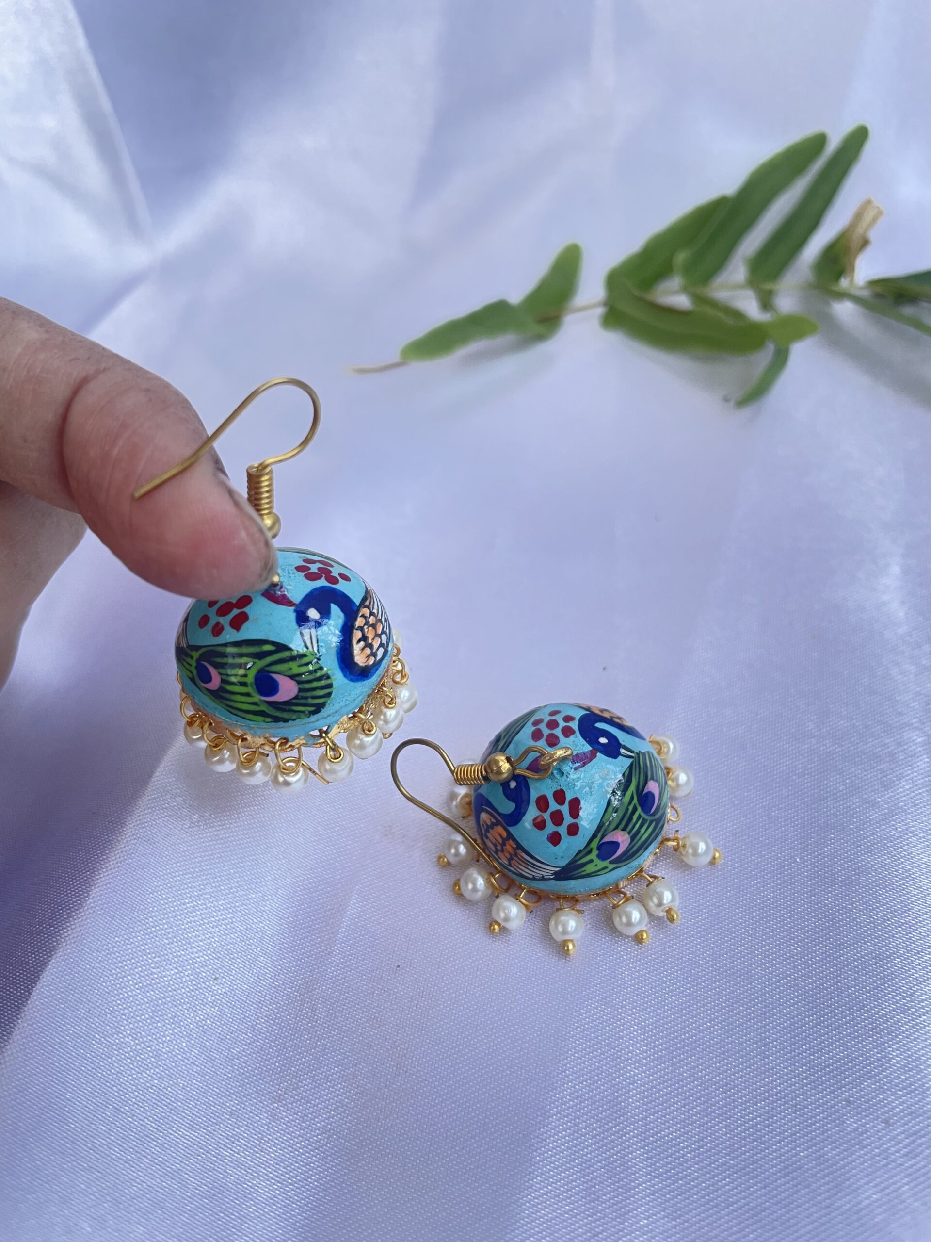 Handpainted Meenakari Earrings AJP2022 - 38