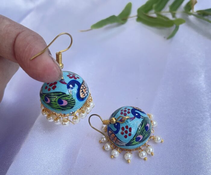 Handpainted Meenakari Earrings AJP2022 - 38