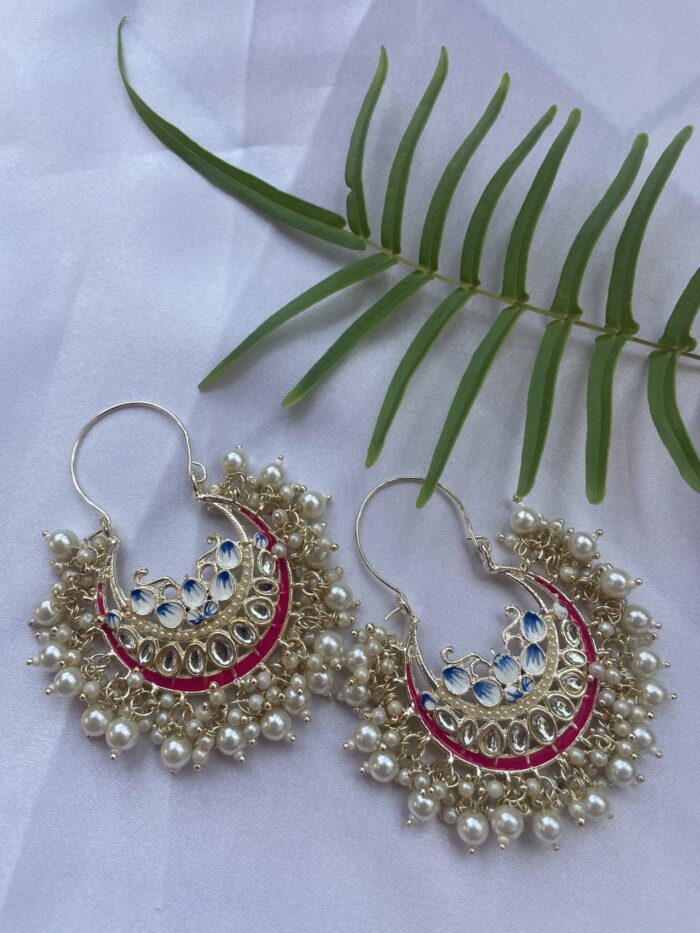 Meenakari Chandbali Earring AJP2022-31