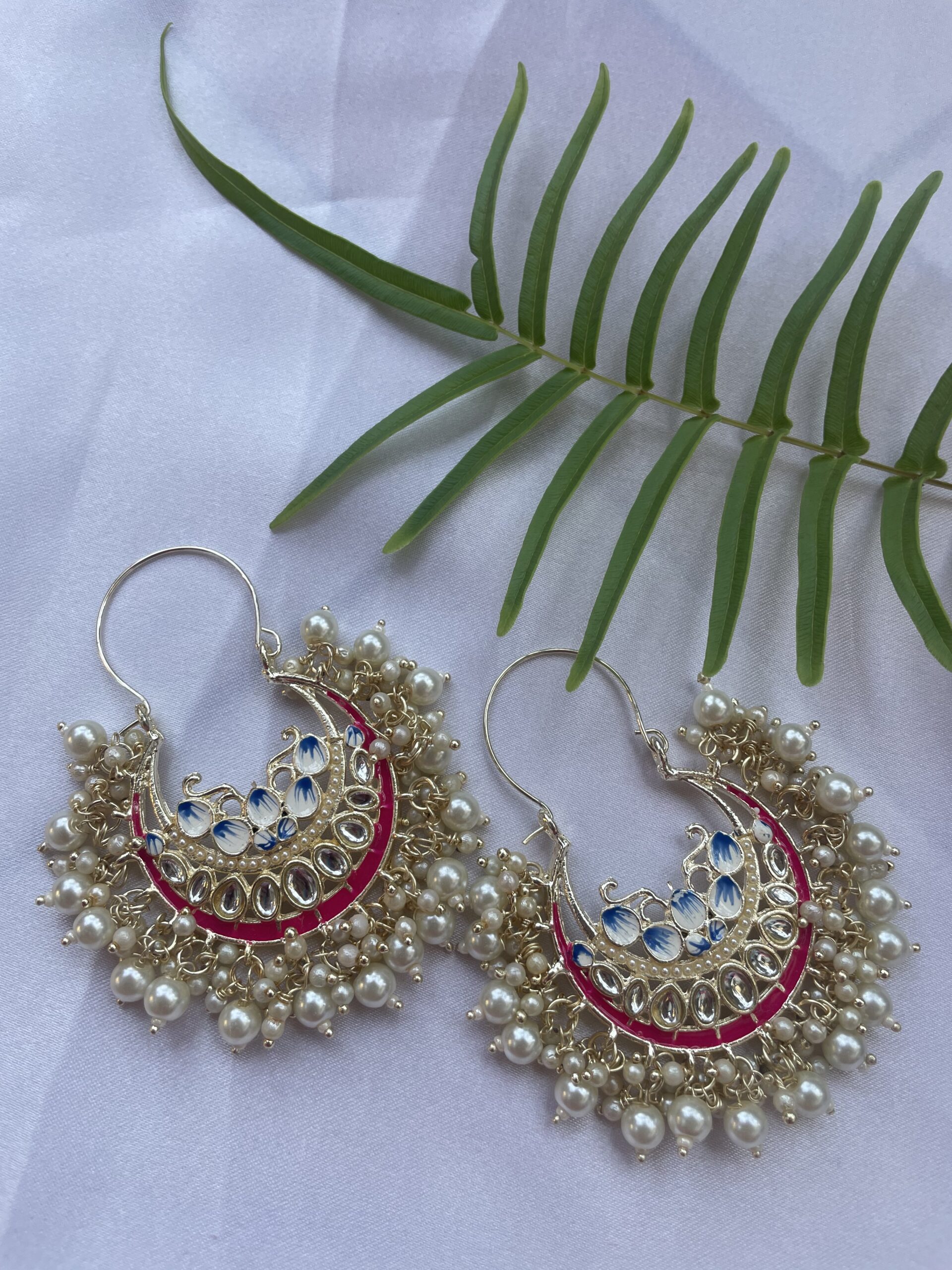 Meenakari Chandbali Earring AJP2022-31