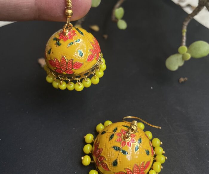 Multicolored Meenakari Jhumkas AJP2023-44