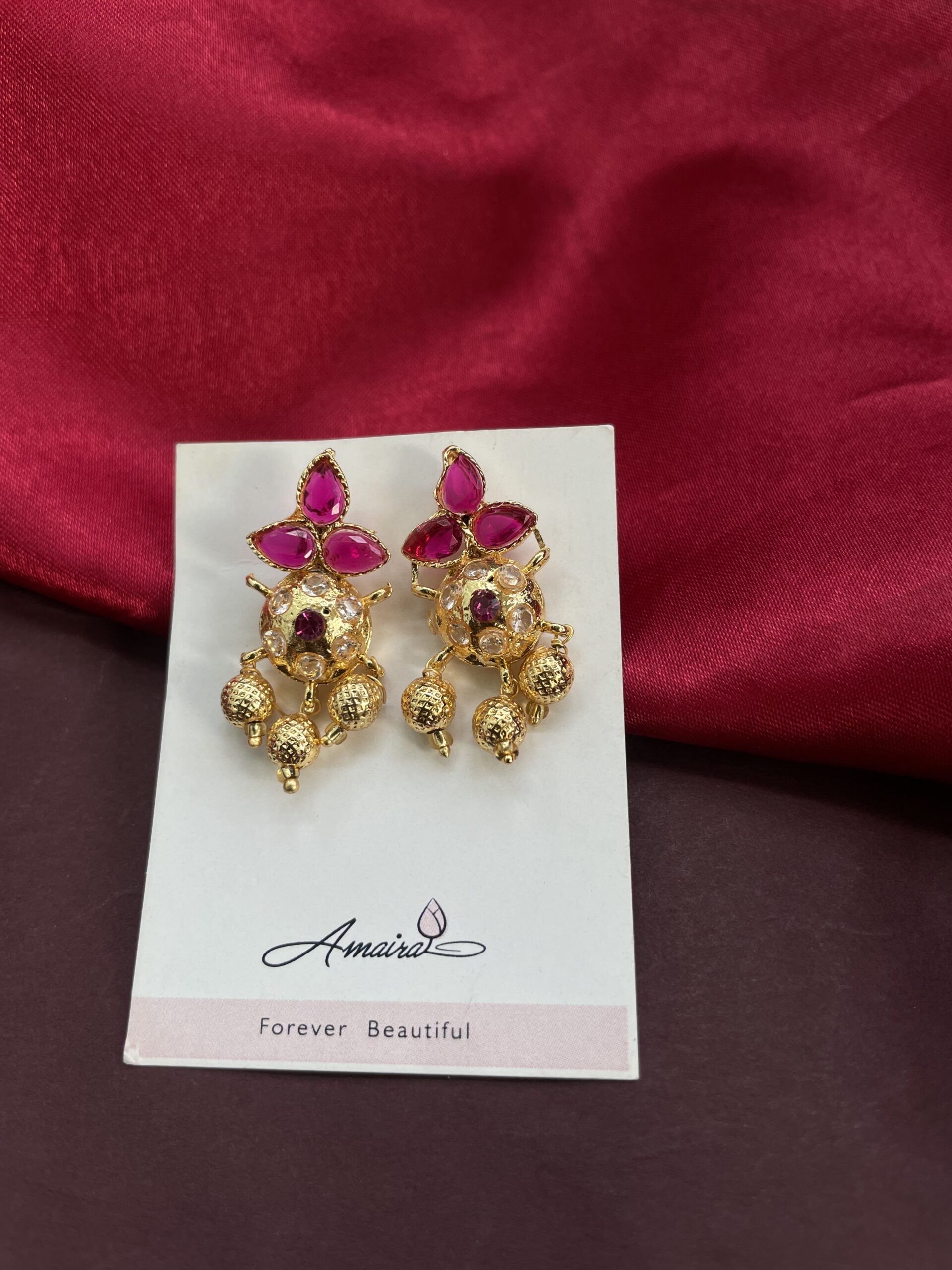 Traditional Necklace With Earrings AJP2023-351 - Image 2