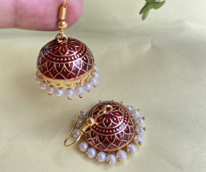 Small Sized Meenakari Earrings AJP2023-162
