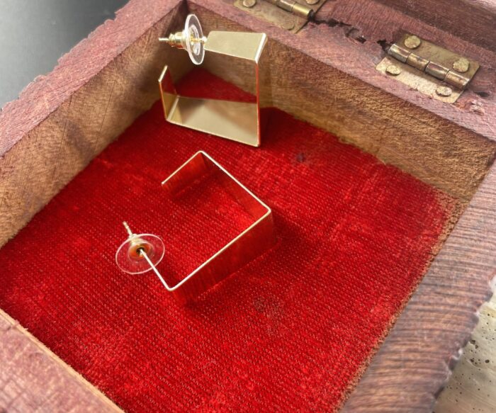 Gold Plated Hoop Earrings AJP2023-199
