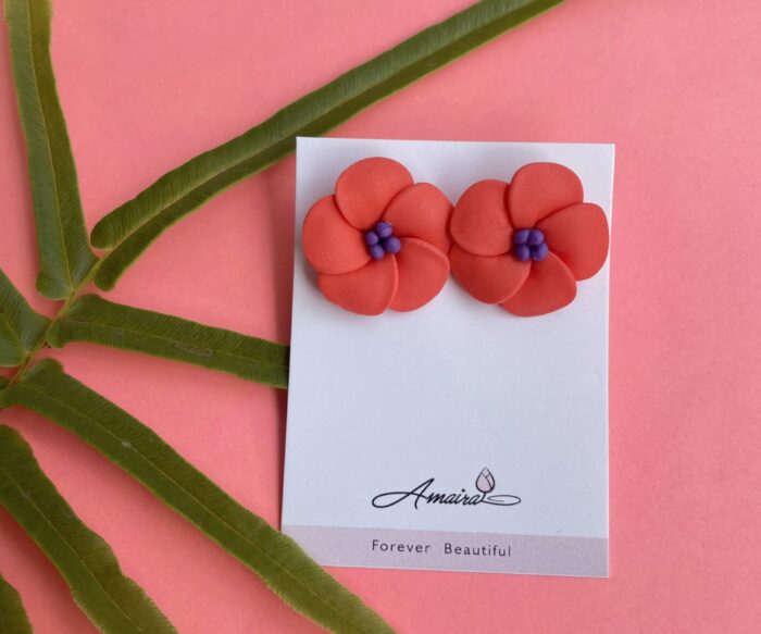 Cute Floral Stud Earrings AJP2023-59