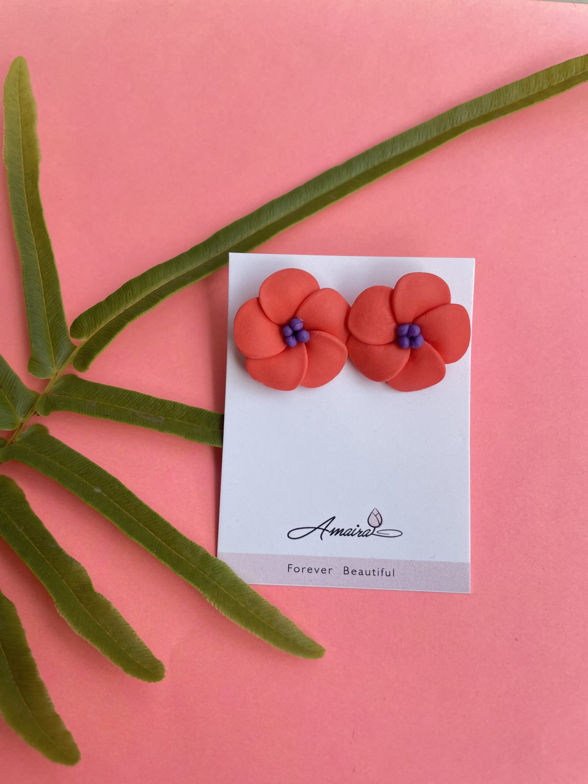 Cute Floral Stud Earrings AJP2023-59