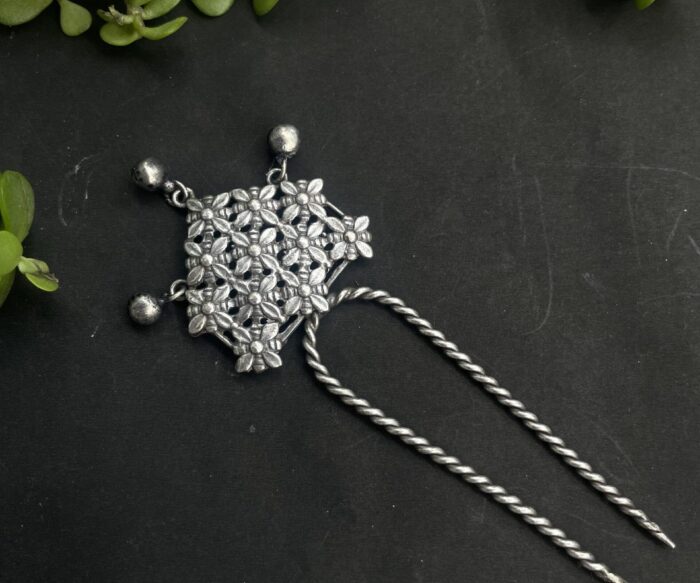 Hair Stick for Bun Flower Design Hair Pin AJP2023-107
