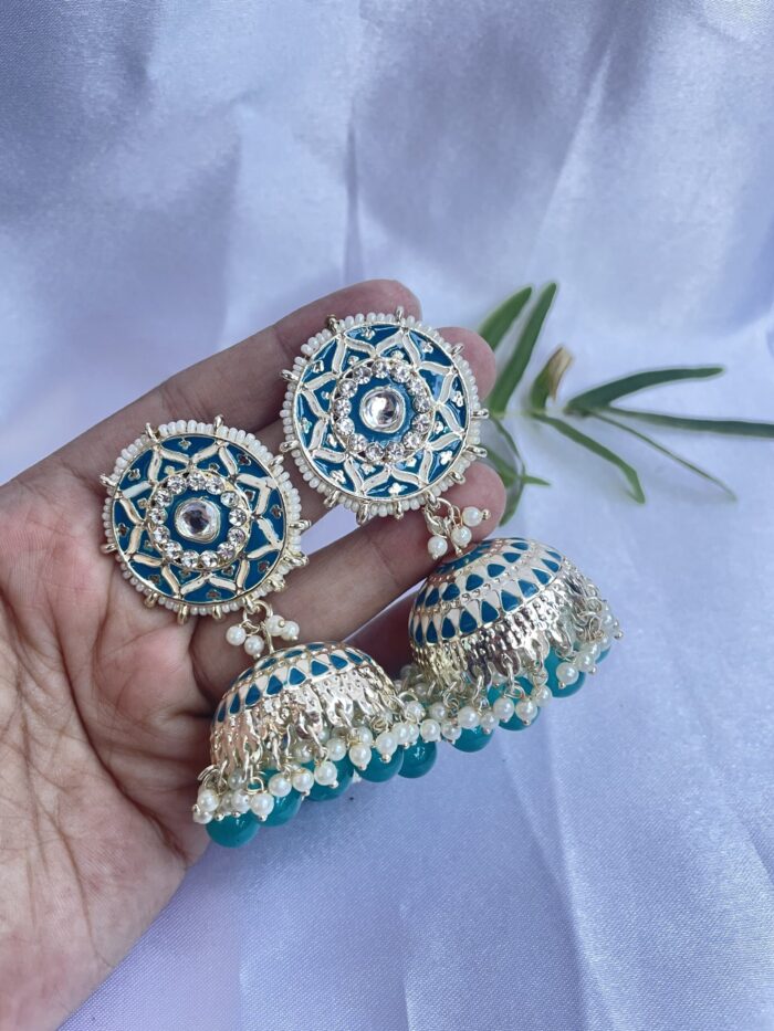 Meenakari Jhumkas AJP2022-36