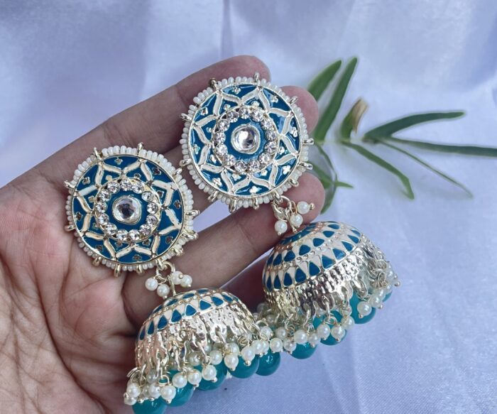 Meenakari Jhumkas AJP2022-36