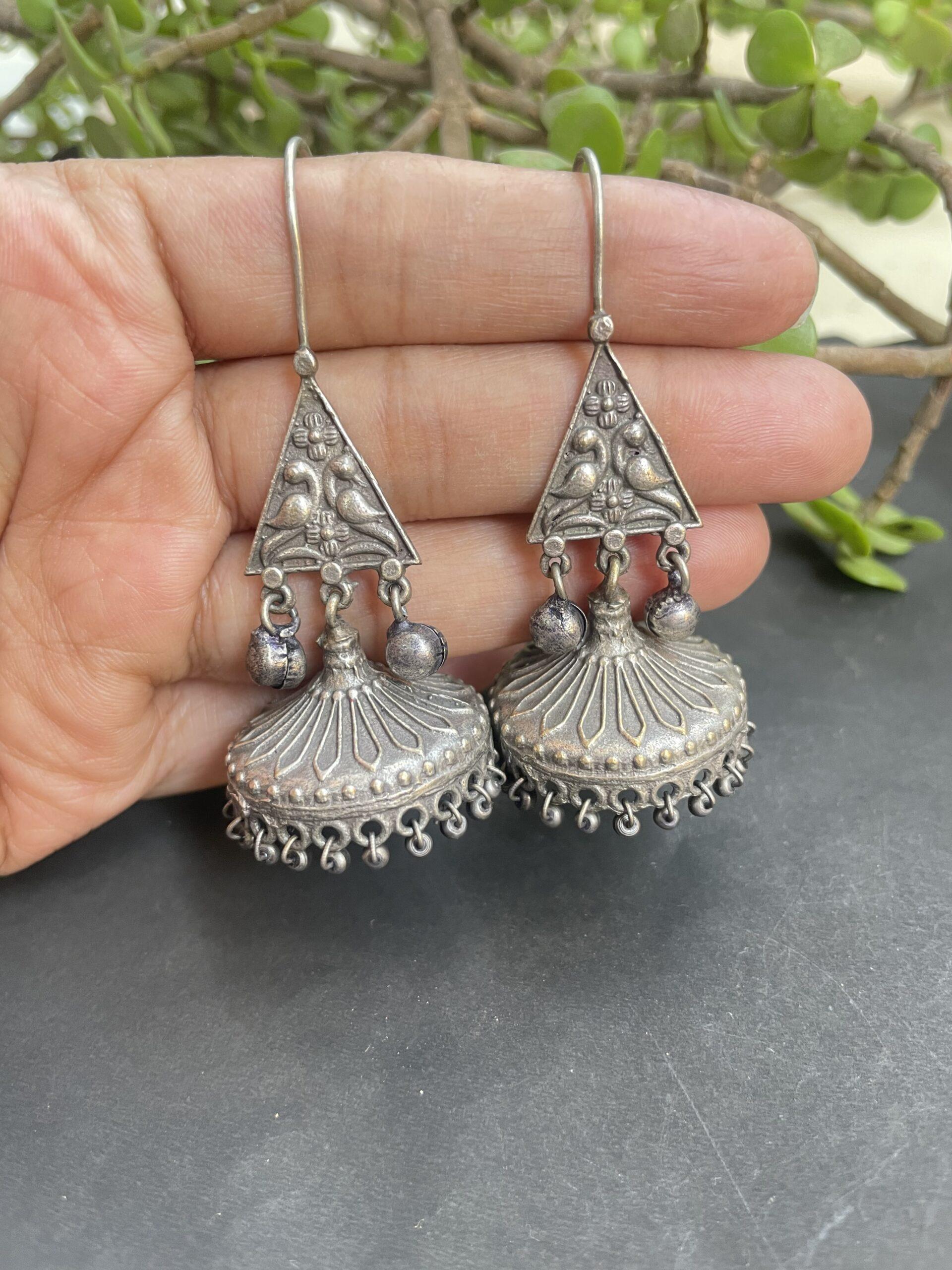 Hoop Style Oxidised Earring AJP2023-94 - Image 2