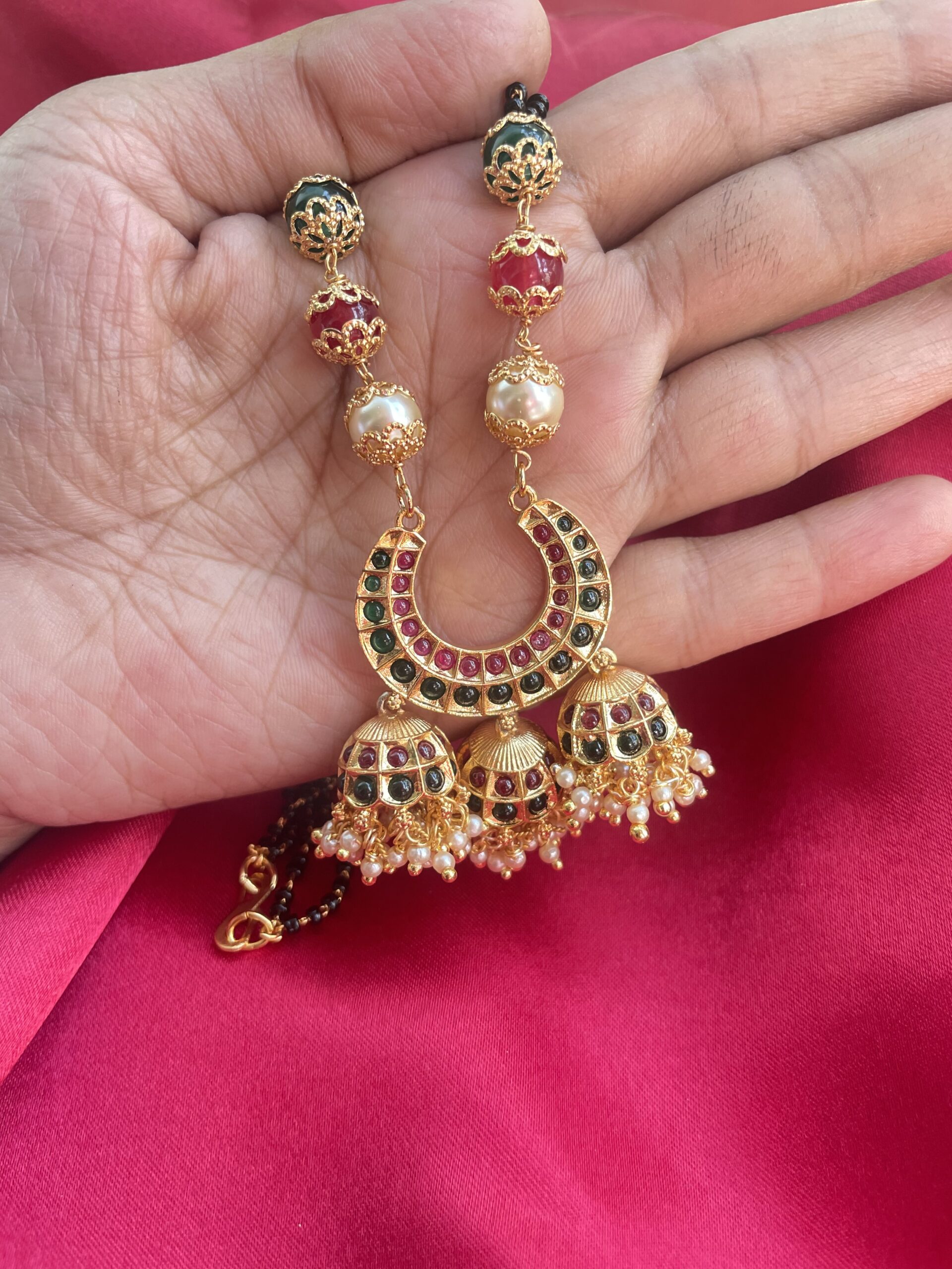Kempu Stone Traditional Mangalsutra AJP2022-45