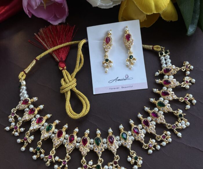 Traditional Chinchpethi With Earrings AJP2024-60