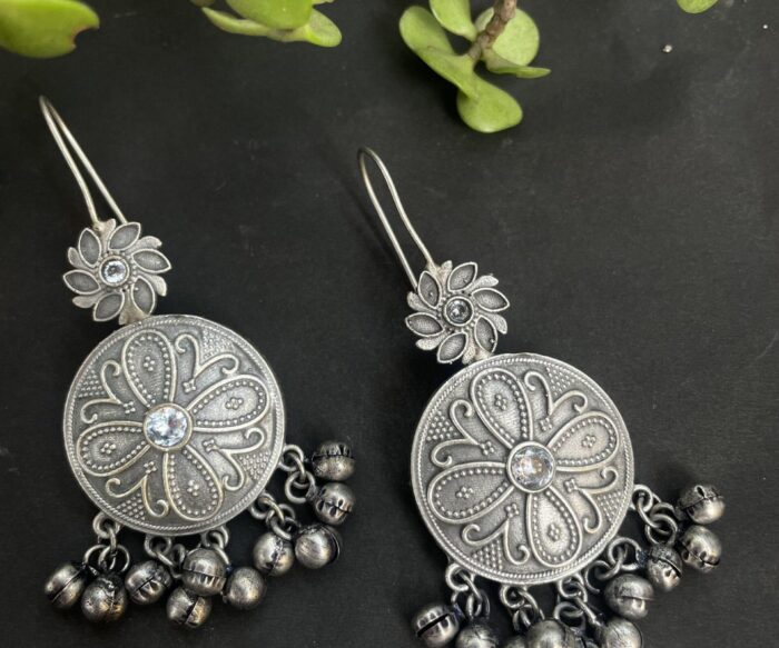 Oxidised Chandbali Earrings AJP2022-91