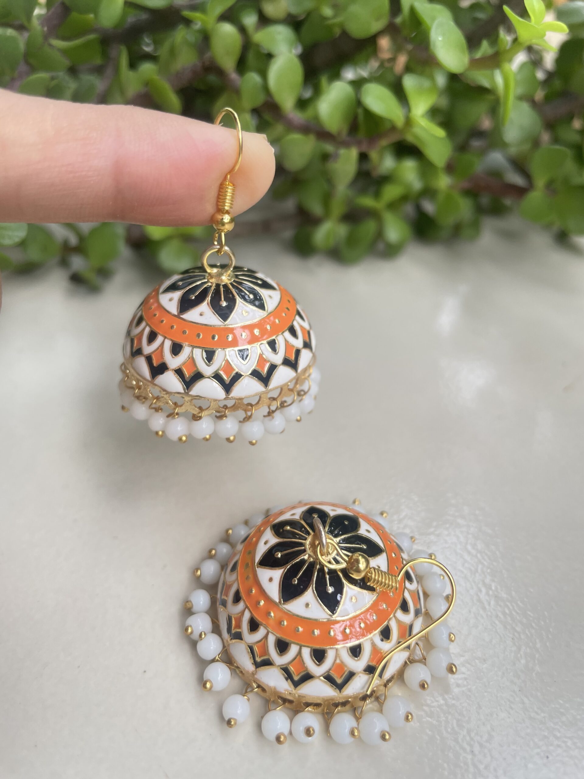 Big Size Meenaakari Jhumkas AJP2023-207