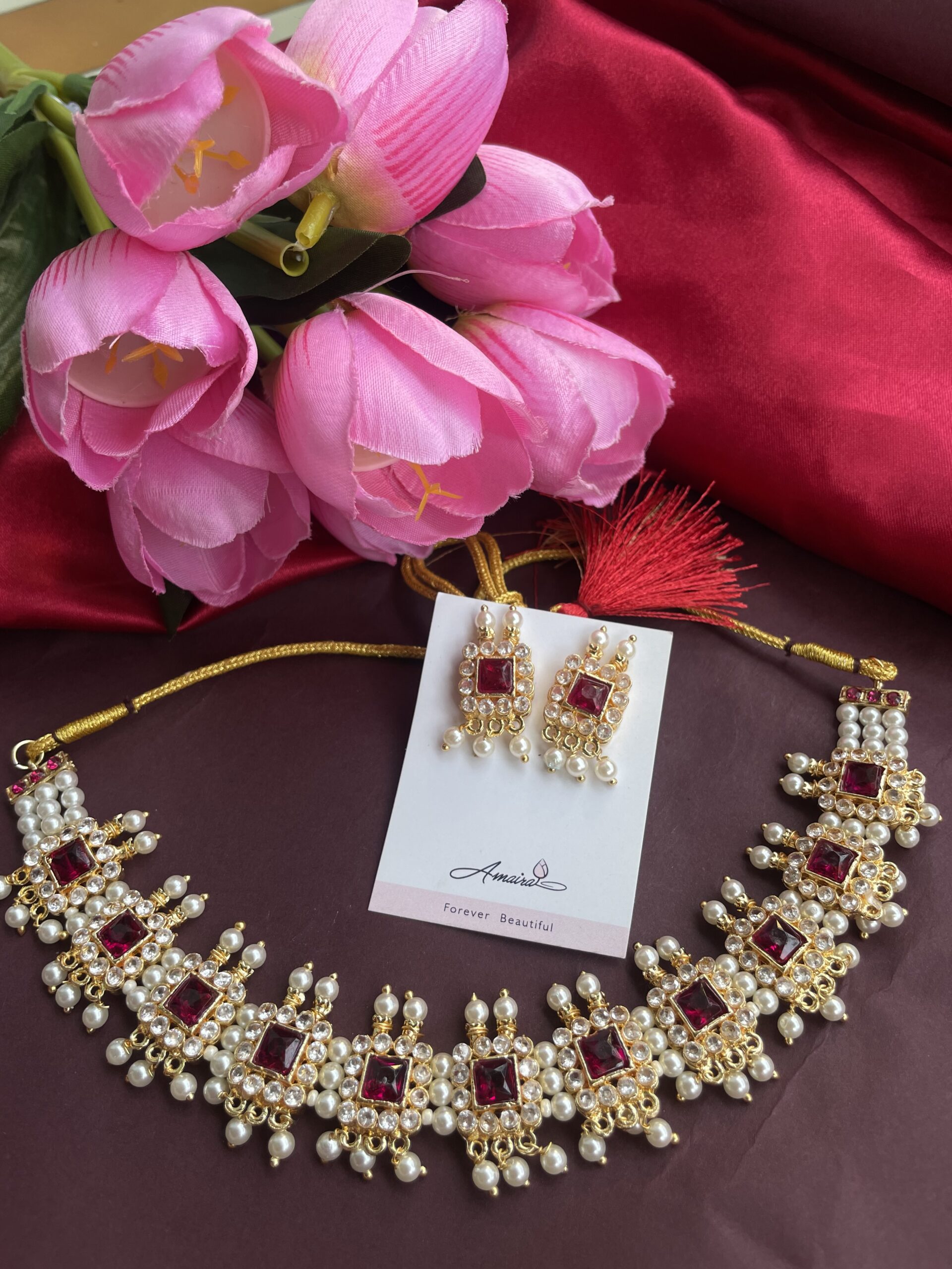 Motti Chinchpethi With Earrings AJP2023-330 - Image 2