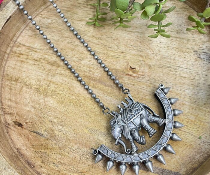Elephant Pendant Chain Necklace AJP2023-123