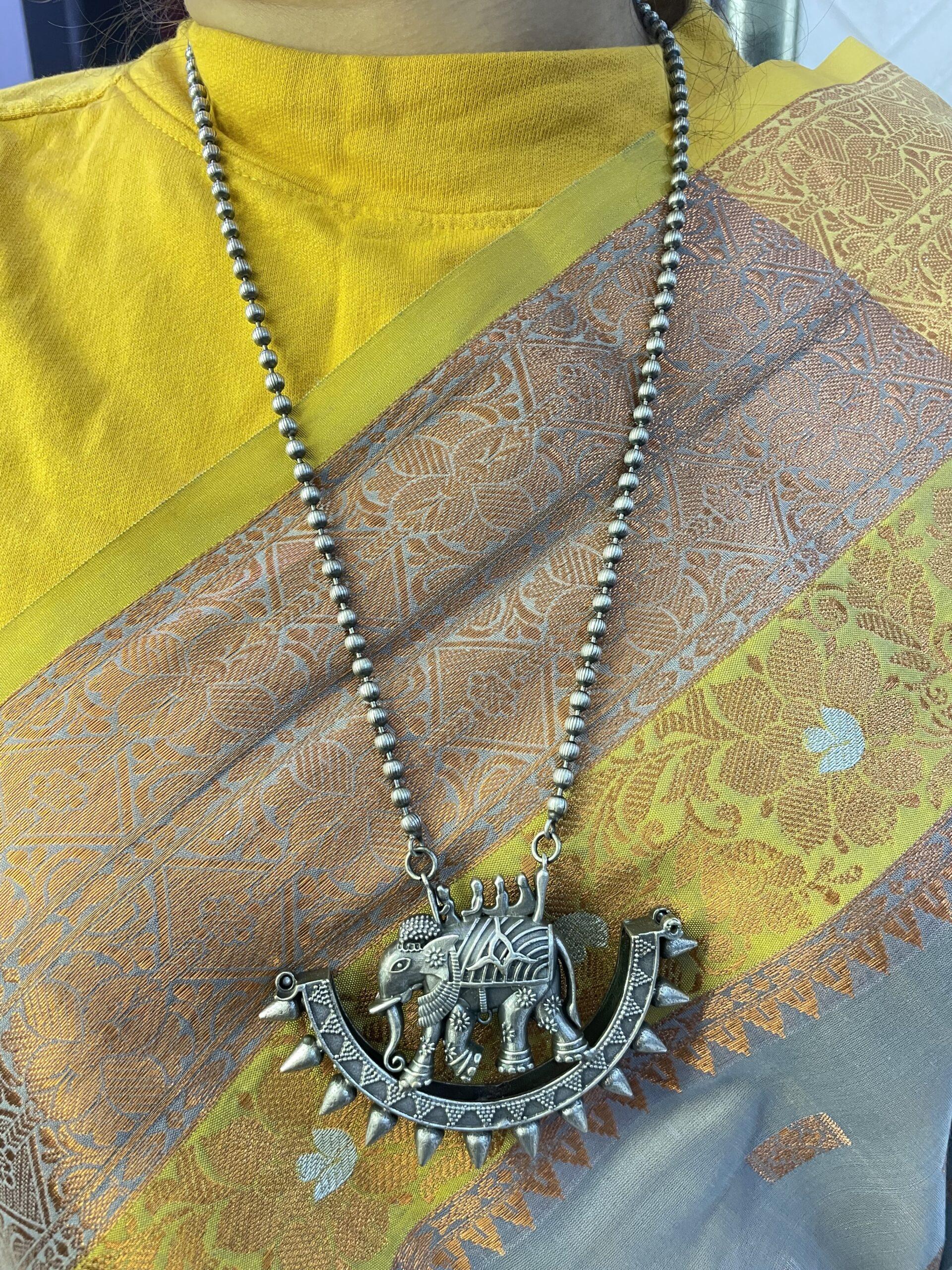 Elephant Pendant Chain Necklace AJP2023-123 - Image 3