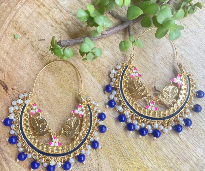 Light Weight Chandbali Earrings AJP2023-164