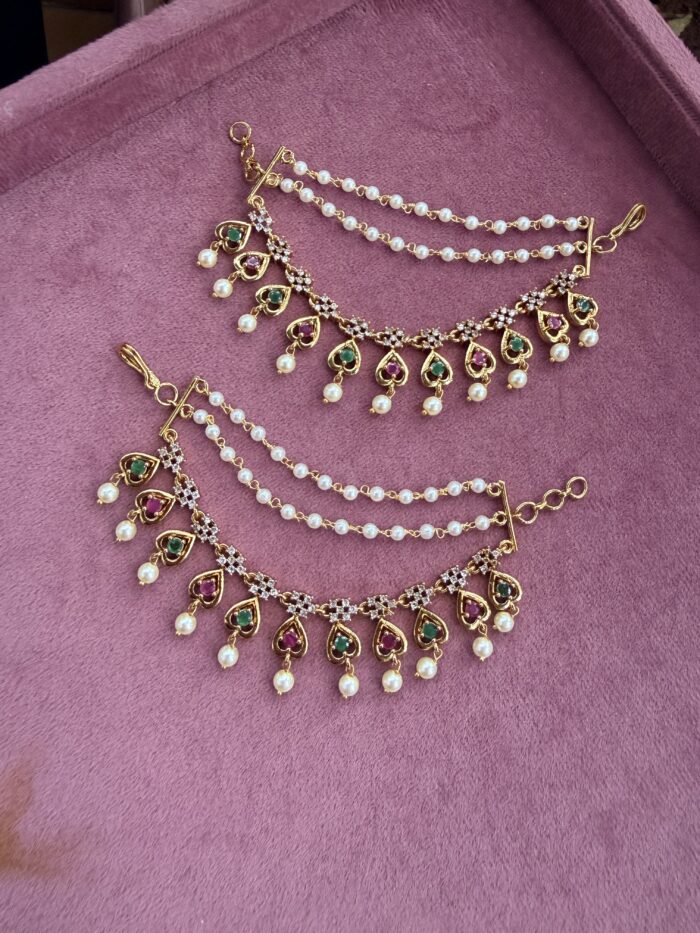 AD Stone Ear Chain AJP2026-1040