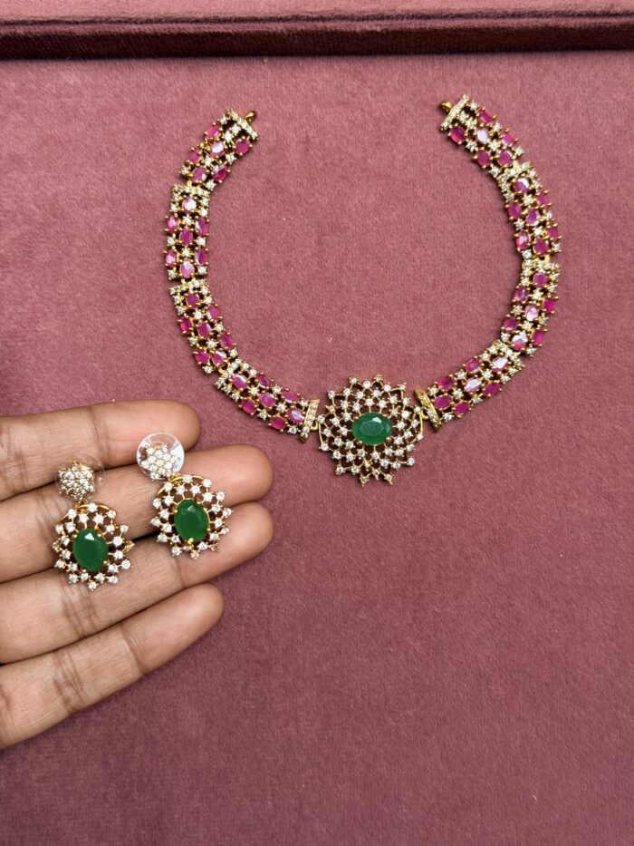 AD Stone Necklace AJP2026-22