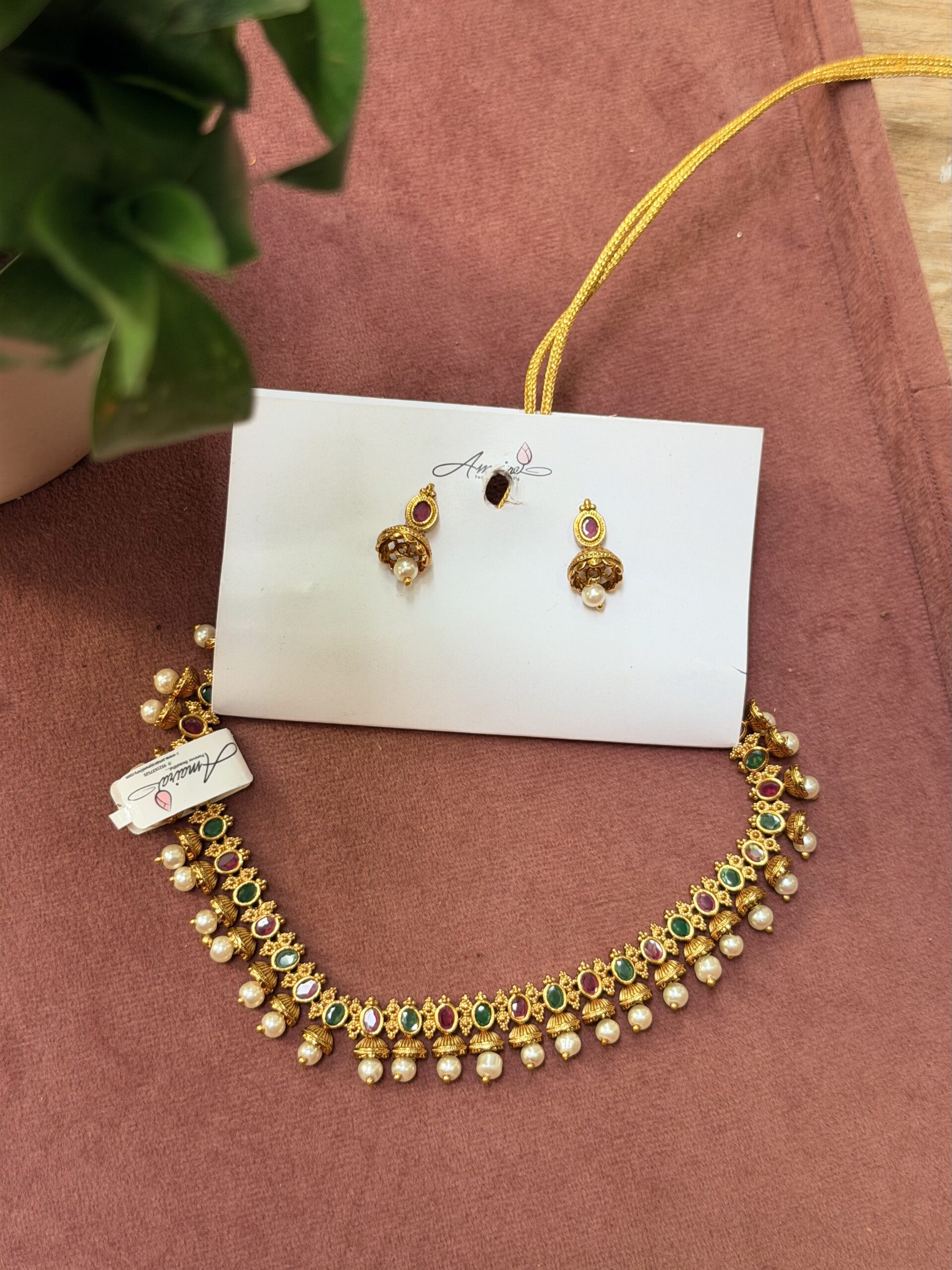 Traditional Short Necklace AJP2026-2259 (Copy) - Image 2