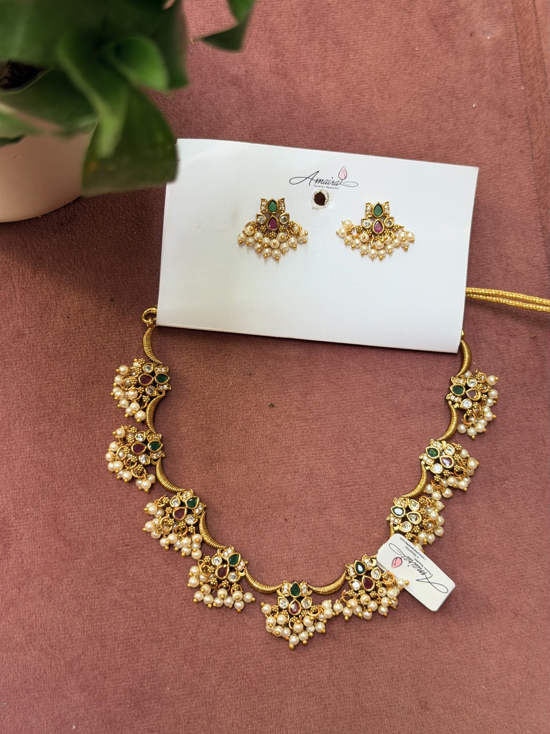 Traditional Short  Necklace AJP2026-2259