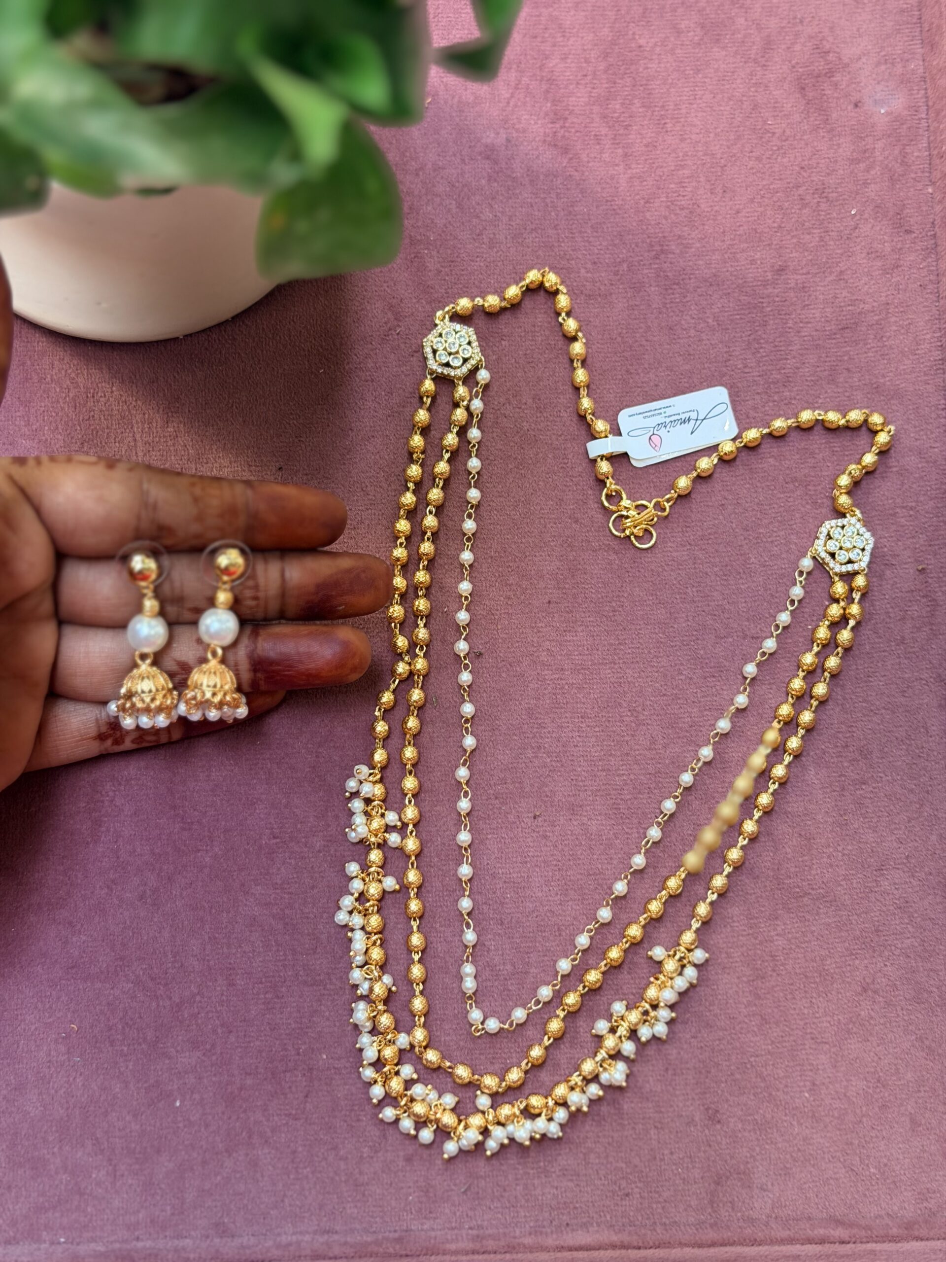 Traditional Long Necklace AJP2026-2191 - Image 2