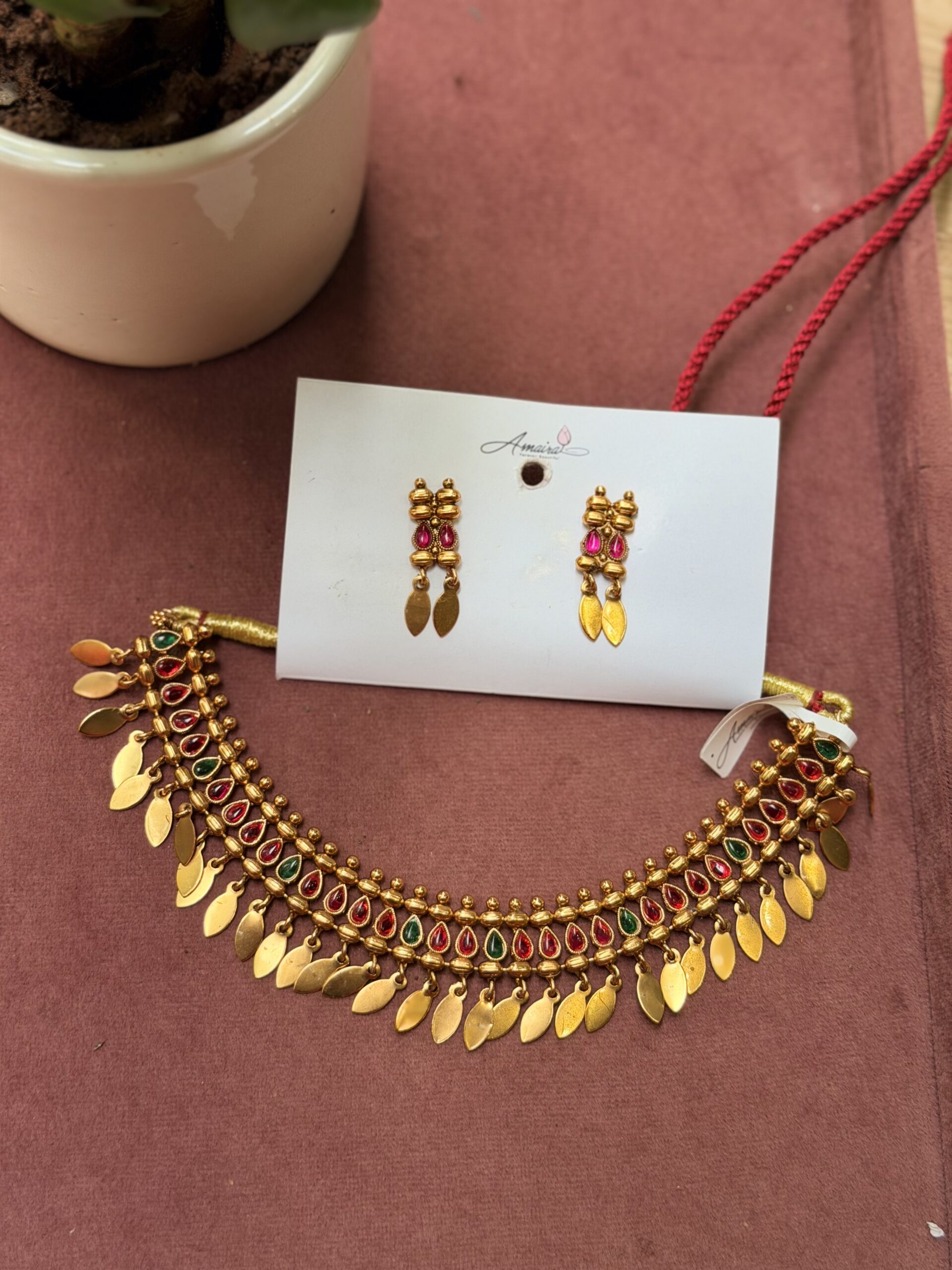 Traditional Short Necklace AJP2026-2068 - Image 2