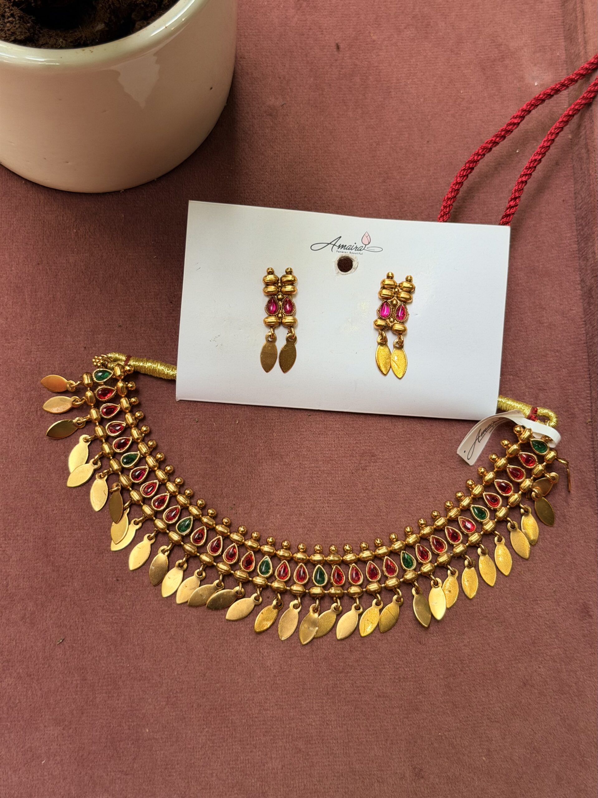 Traditional Short  Necklace AJP2026-2068
