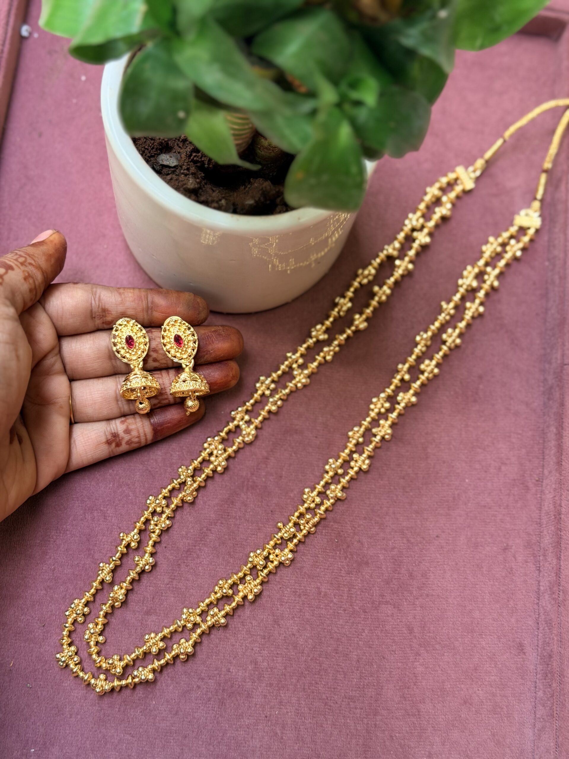 Traditional Long Necklace AJP2026-2022