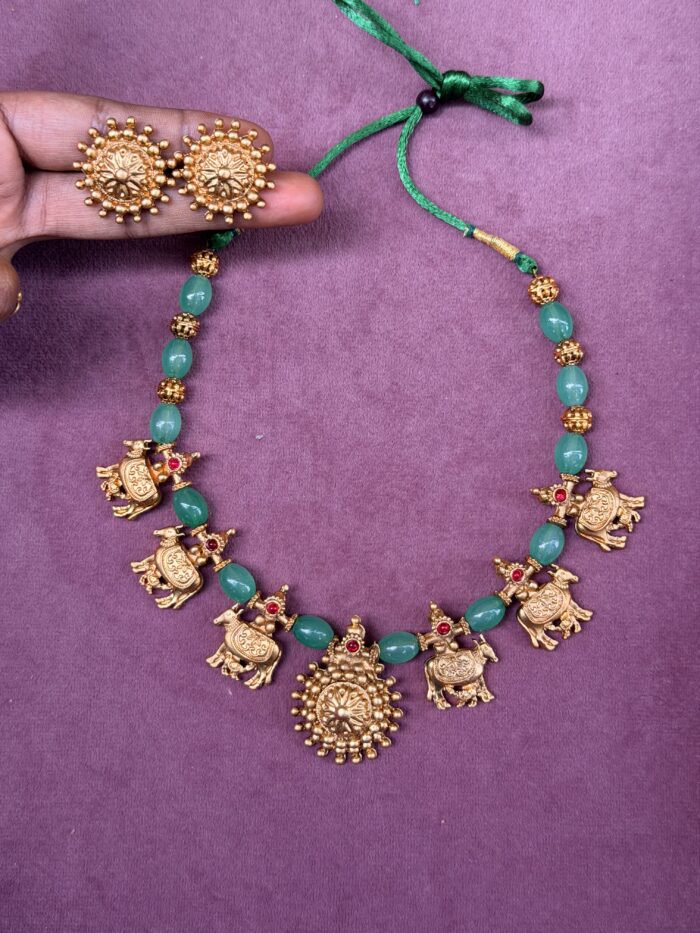 Traditional Short Kudi Necklace AJP2026-2352